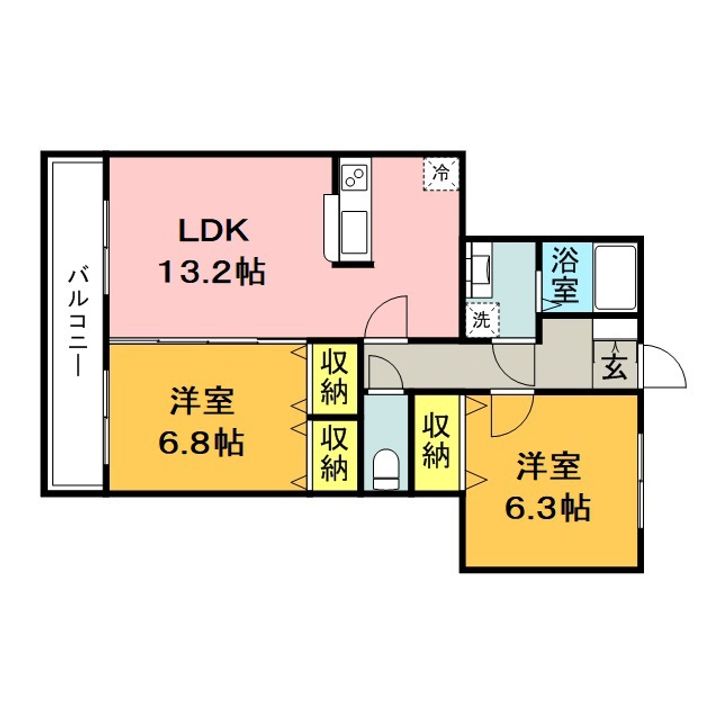 ステラウエストの間取り