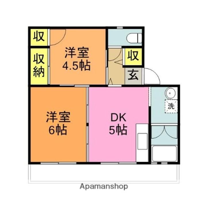 ソロンBLD三潴Ⅰ506の間取り