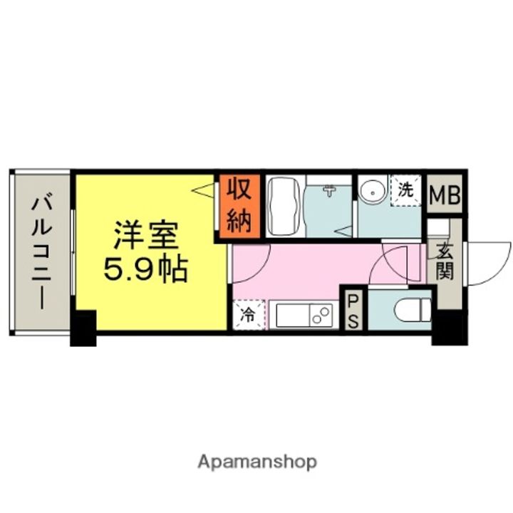 ムーンリバーJR久留米駅前の間取り