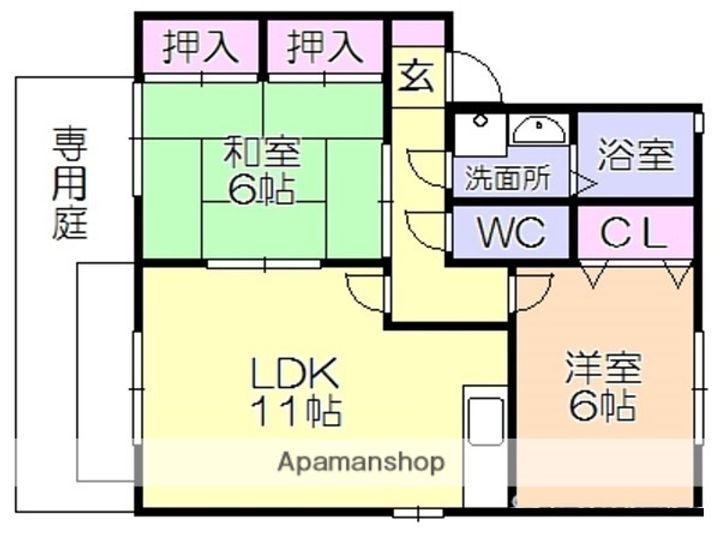ピュアドーム2113の間取り