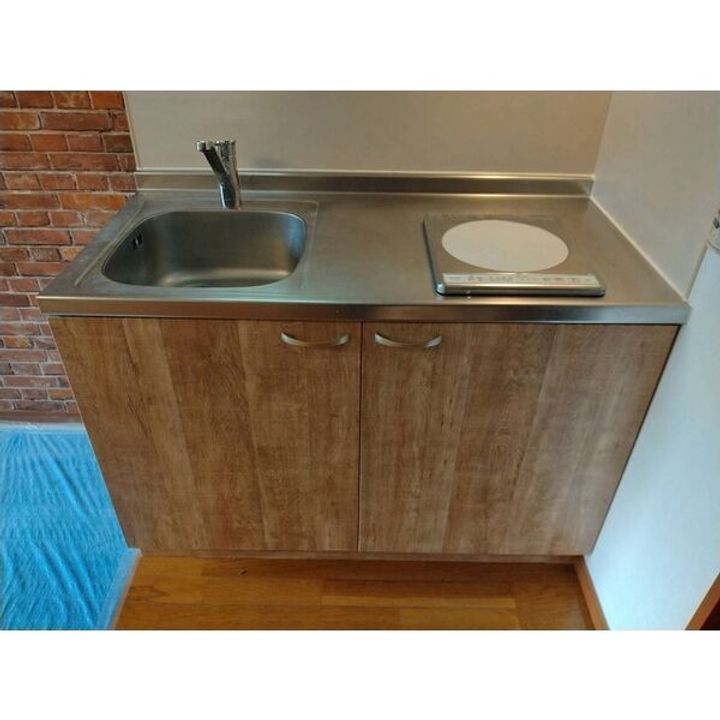 ロッヂングスオークのキッチン