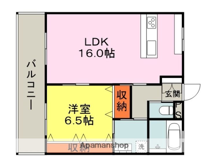 アッパーヤードの間取り