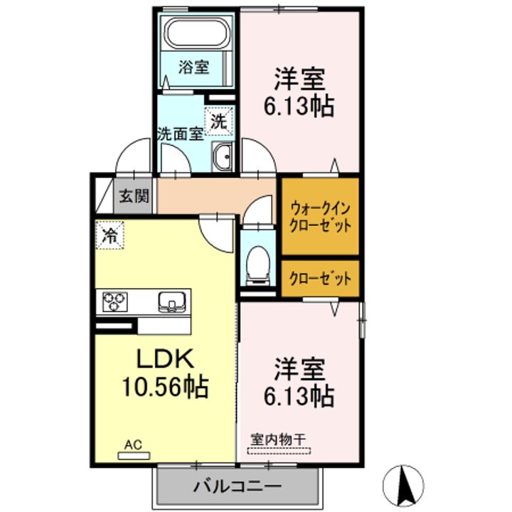 メゾンラフィネの間取り