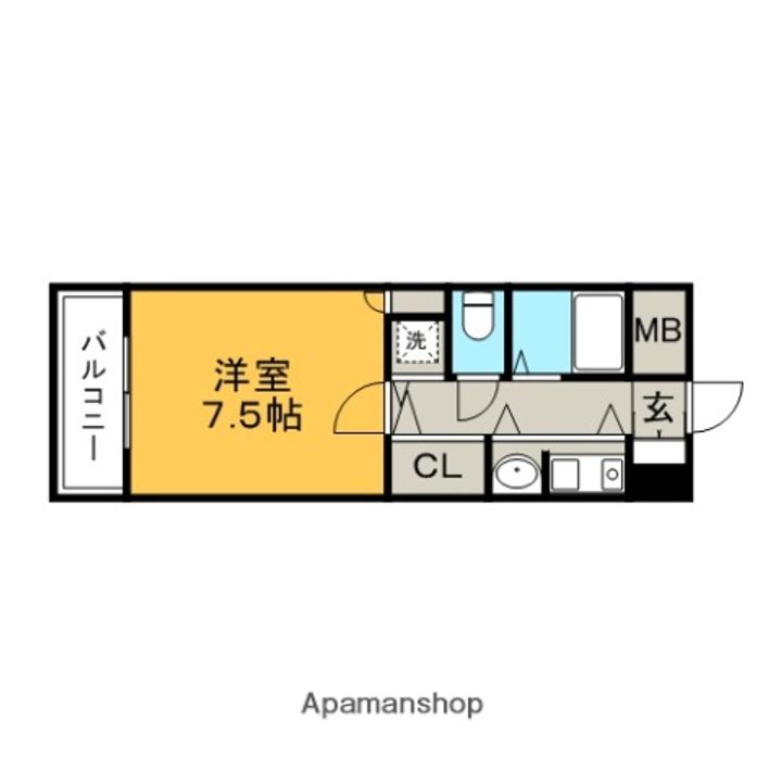 ロマネスク東町604の間取り