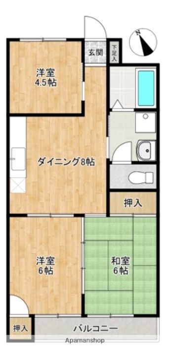 メロディハイムの間取り