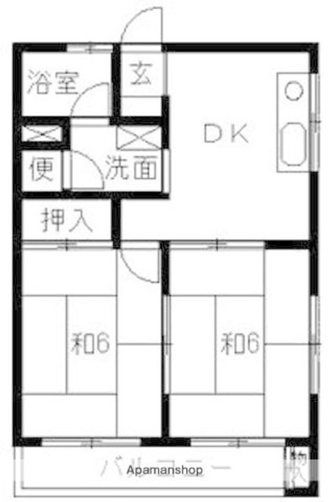 ハイサンルーフ福重の間取り