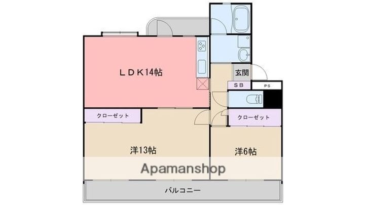 大町団地19棟の間取り