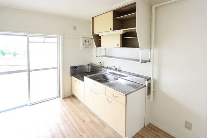 ビレッジハウス津の井4号棟のキッチン