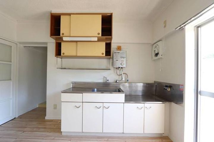 ビレッジハウス好間1号棟のキッチン
