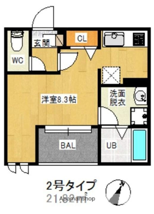 R−SMART MG九大学研都市Ⅱの間取り