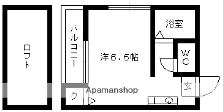 徳島コーポⅡの間取り