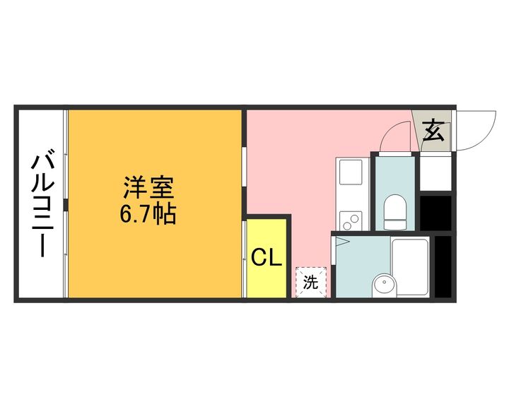 レオパレス田川の間取り