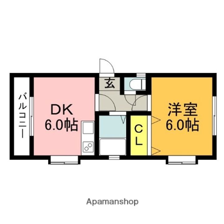 パサージュ新町の間取り