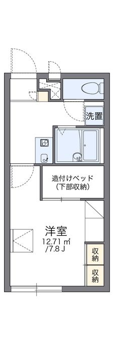 レオパレス川島211の間取り