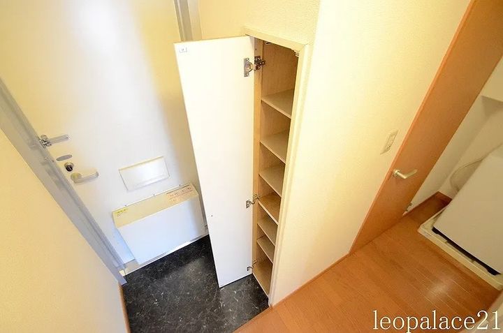 レオパレスリバティ菰田103の玄関