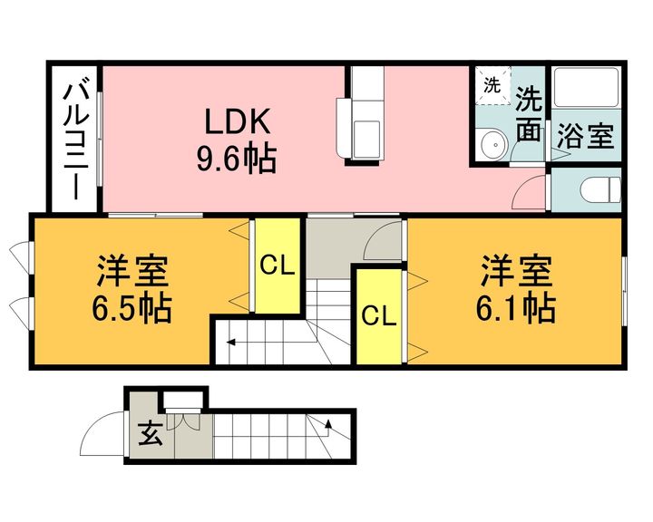 ヴェルジェⅡの間取り