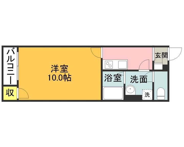 クレイノラルーチェ 飯塚の間取り