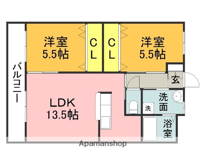 ユーミー桂川の間取り