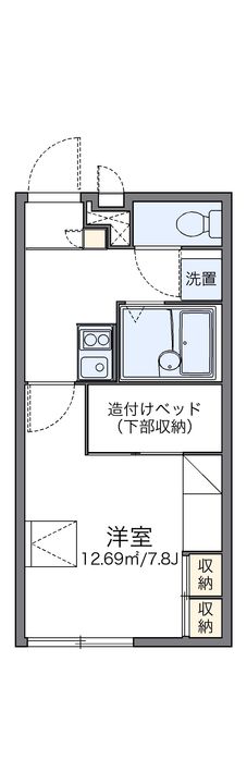 レオパレス池野103の間取り