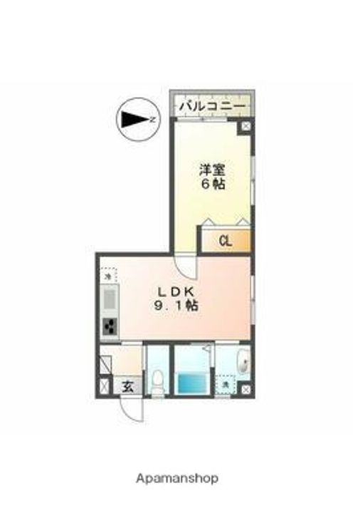 ビスタ長崎の間取り