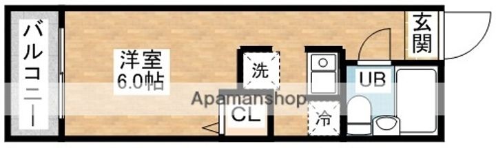 西部ハイツ平和公園403の間取り