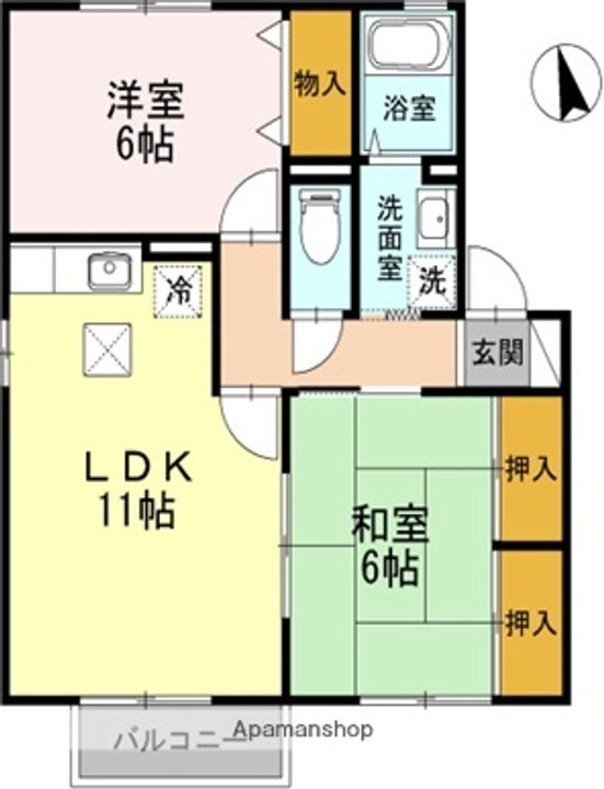 まなび野五番館の間取り