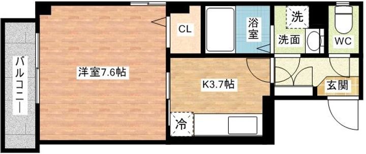 エスペランサ本原の間取り
