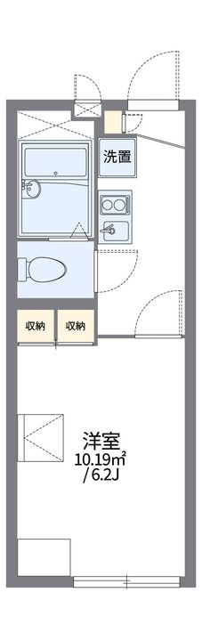 レオパレスギオン21104の間取り