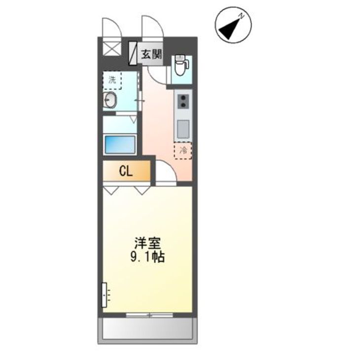 SOLEIL大和の間取り
