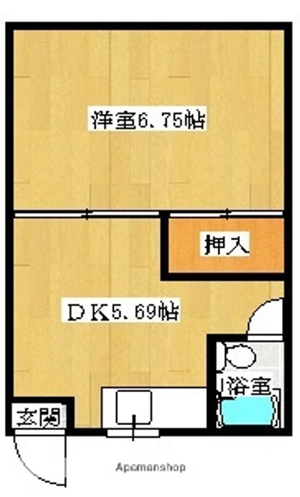 ビューテラス松川6の間取り