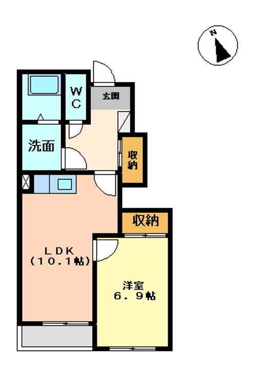 アンフィール105の間取り