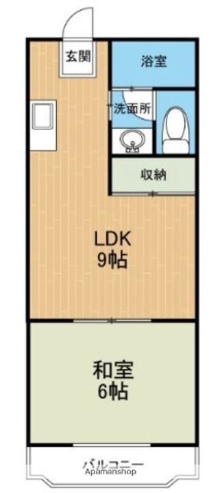 コーポ幸203の間取り