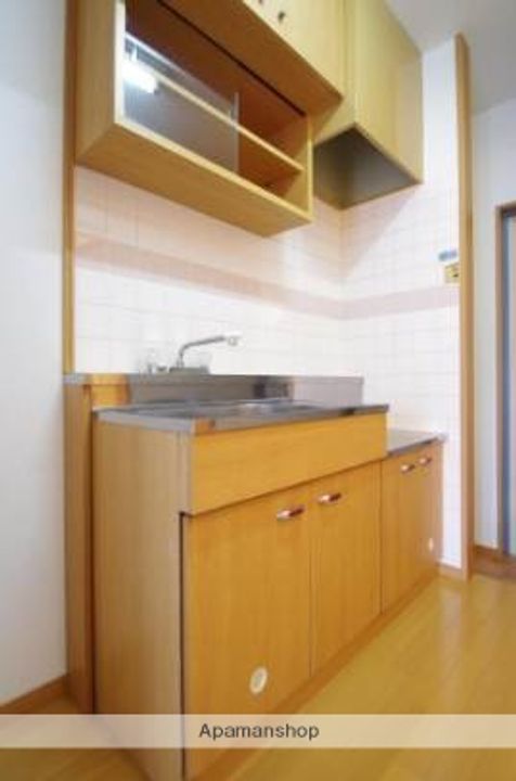 熊本県熊本市東区下南部3丁目の賃貸アパートのキッチン