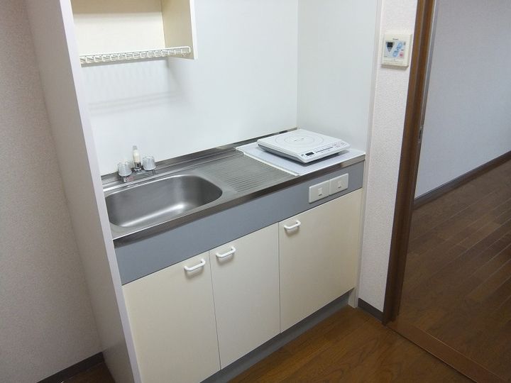 熊本県熊本市中央区本荘5丁目の賃貸マンションのキッチン