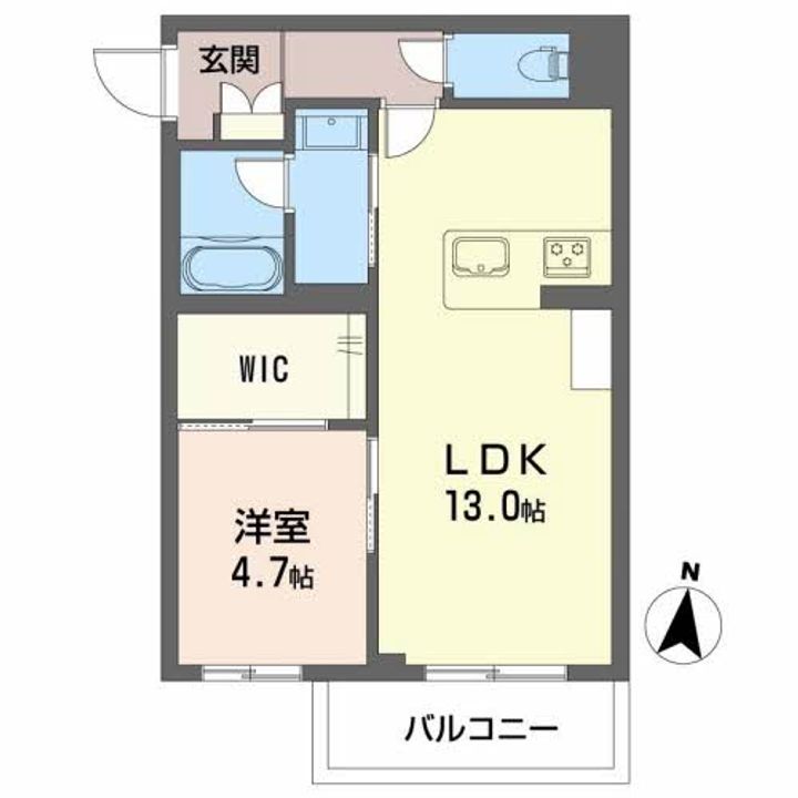 ALOHA O.Eの間取り