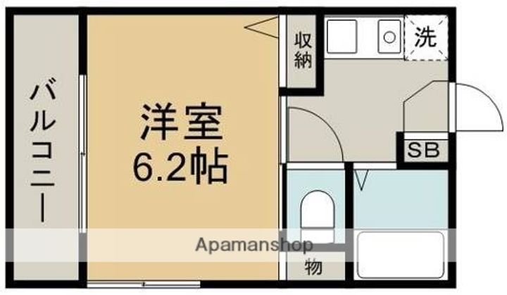 ヴィラ水前寺公園の間取り