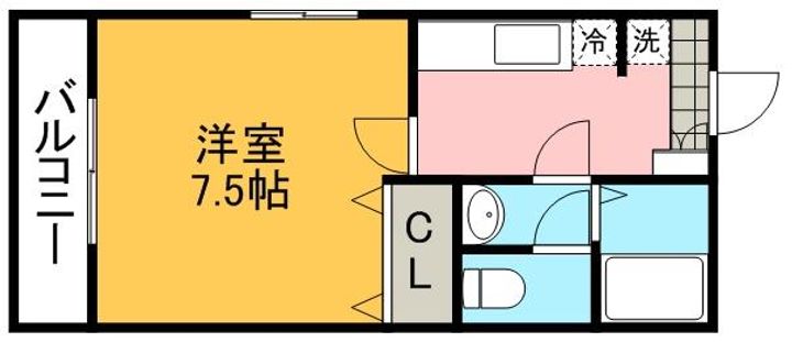 フリューリングの間取り