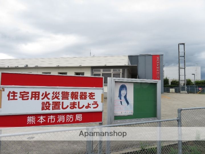 熊本県熊本市南区城南町舞原の賃貸アパートの周辺