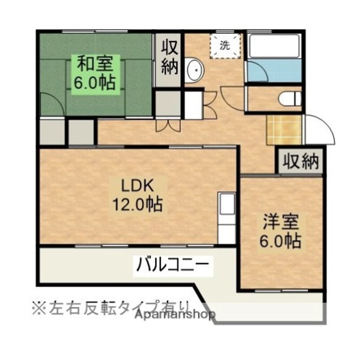 サルヴァトーレ東町Ⅱの間取り
