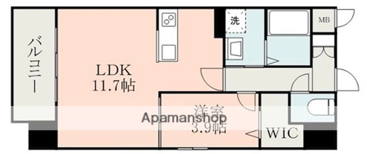 S−FORT熊本慶徳の間取り