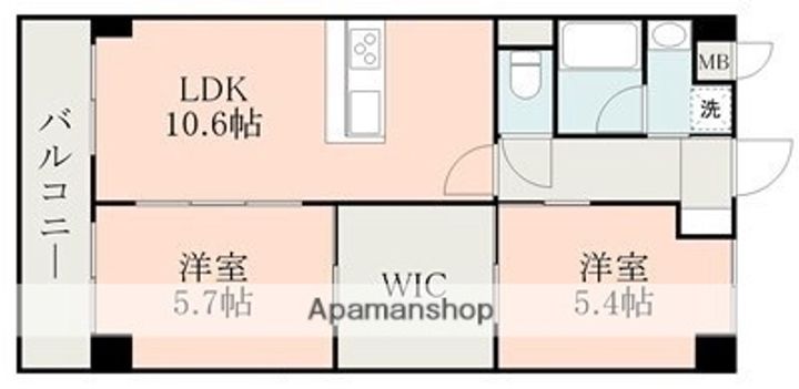 アメニティRの間取り