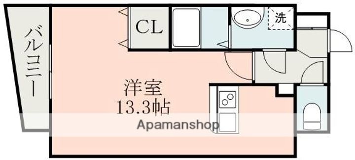 CROSS HALL 慶徳の間取り