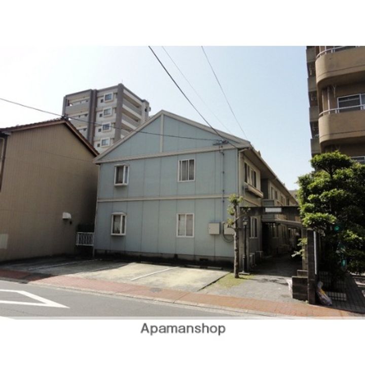 熊本県熊本市中央区坪井1丁目の賃貸アパートの外観