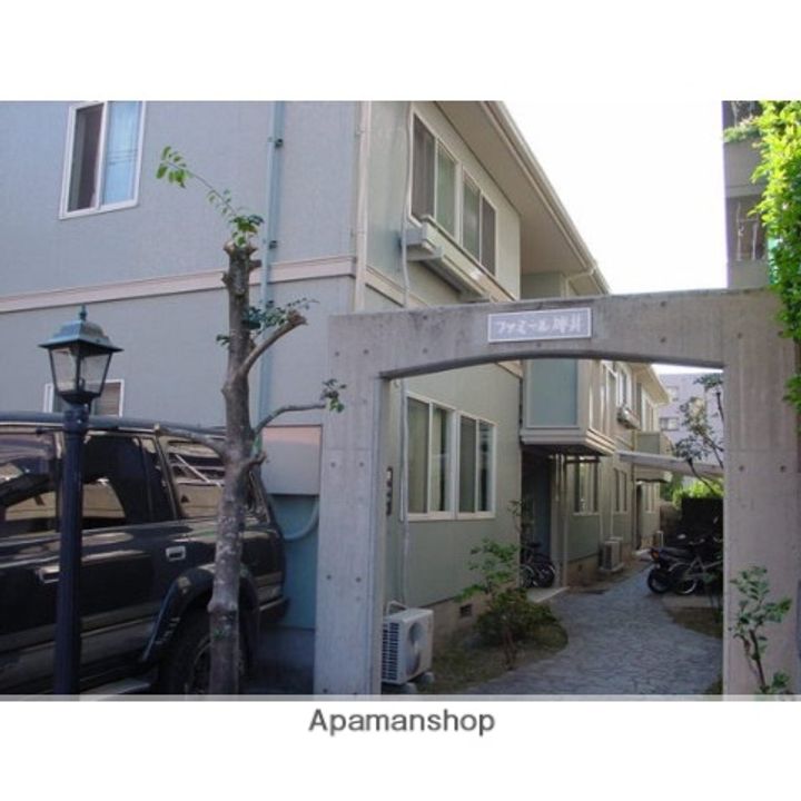 熊本県熊本市中央区坪井1丁目の賃貸アパートの外観