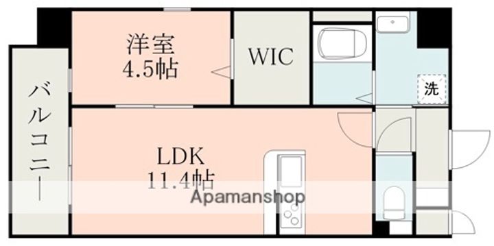 ロザリアン八王寺EASTの間取り