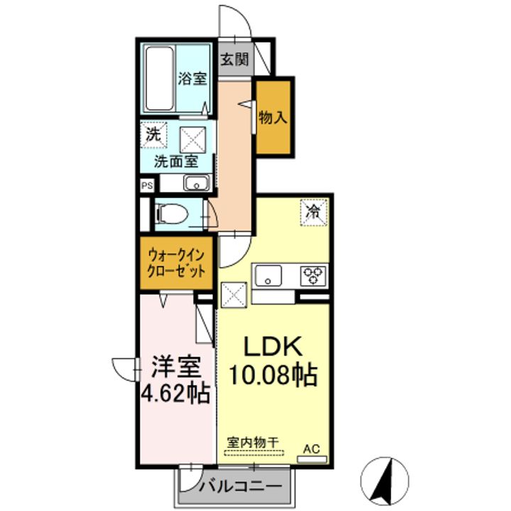 デルニエの間取り