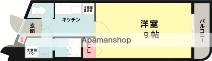 ニュー水前寺607の間取り