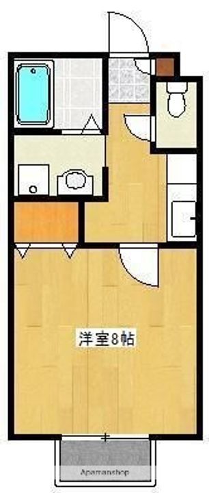 クロノス21御領B棟の間取り