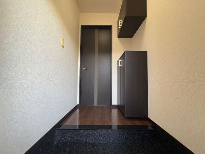 スカイヴィレッジ城南B棟103の玄関