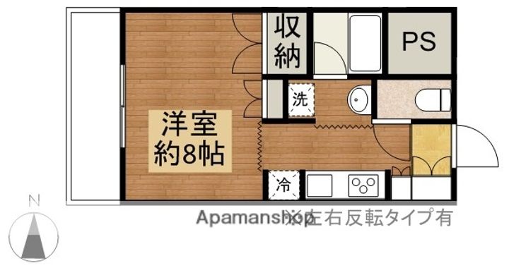 サルヴァトーレ黒髪の間取り